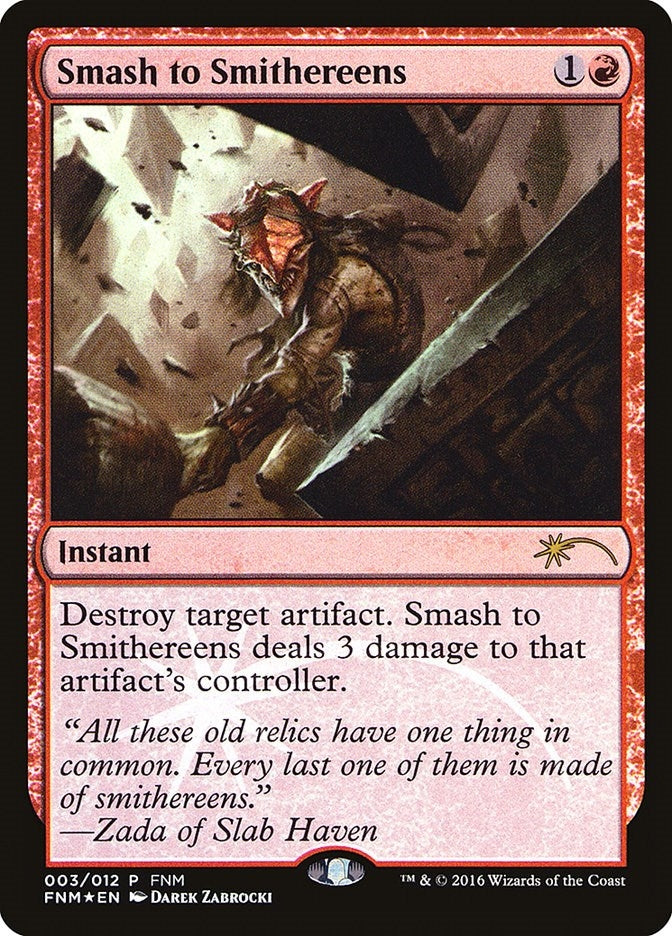 Image for Smash to Smithereens (3) [FNM Promos] - Magic: The Gathering