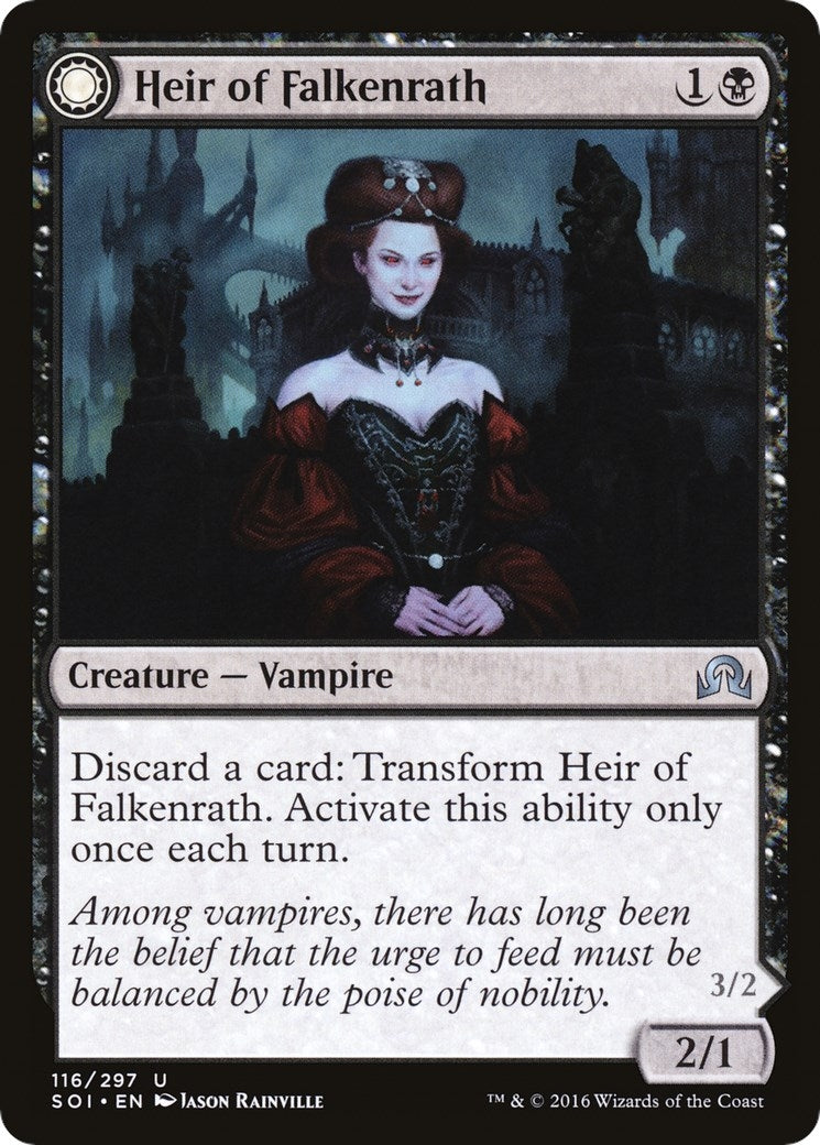 Image for Heir of Falkenrath (116) [Shadows over Innistrad] - Magic: The Gathering