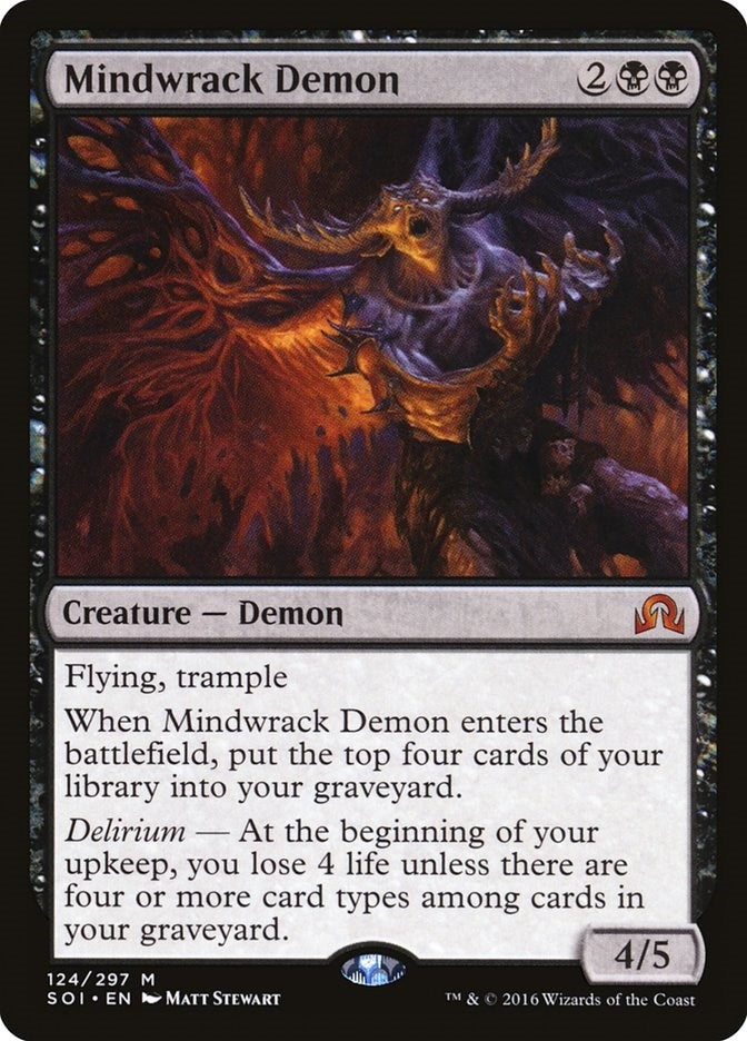Image for Mindwrack Demon (124) [Shadows over Innistrad] - Magic: The Gathering