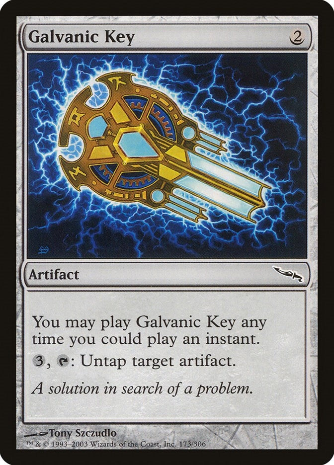 Image for Galvanic Key (173) [Mirrodin] - Magic: The Gathering