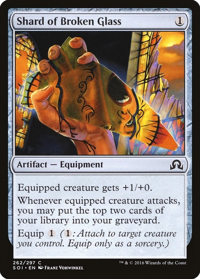 Image for Shard of Broken Glass (262) [Shadows over Innistrad] - Magic: The Gathering