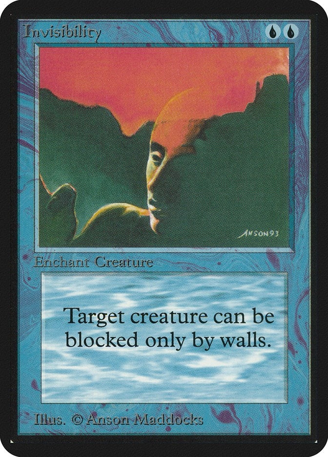 Image for Invisibility [Alpha Edition] - Magic: The Gathering