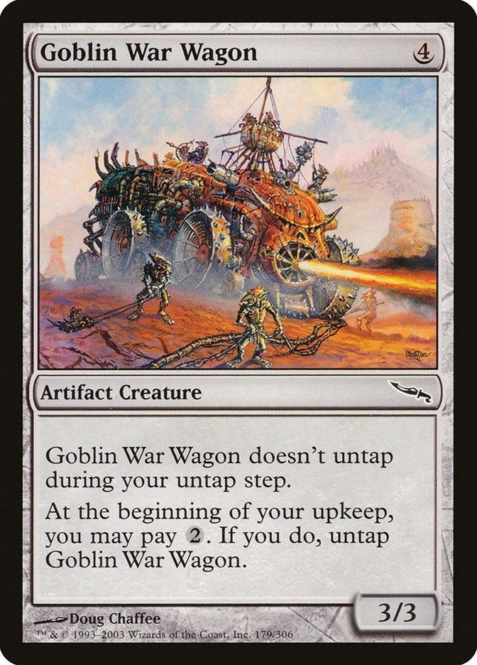 Image for Goblin War Wagon (179) [Mirrodin] - Magic: The Gathering
