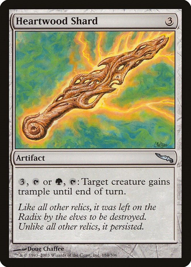 Image for Heartwood Shard (184) [Mirrodin] - Magic: The Gathering