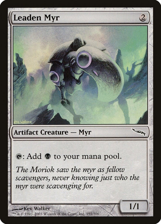Image for Leaden Myr (191) [Mirrodin] - Magic: The Gathering