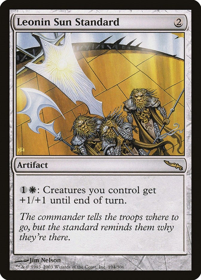 Image for Leonin Sun Standard (194) [Mirrodin] - Magic: The Gathering
