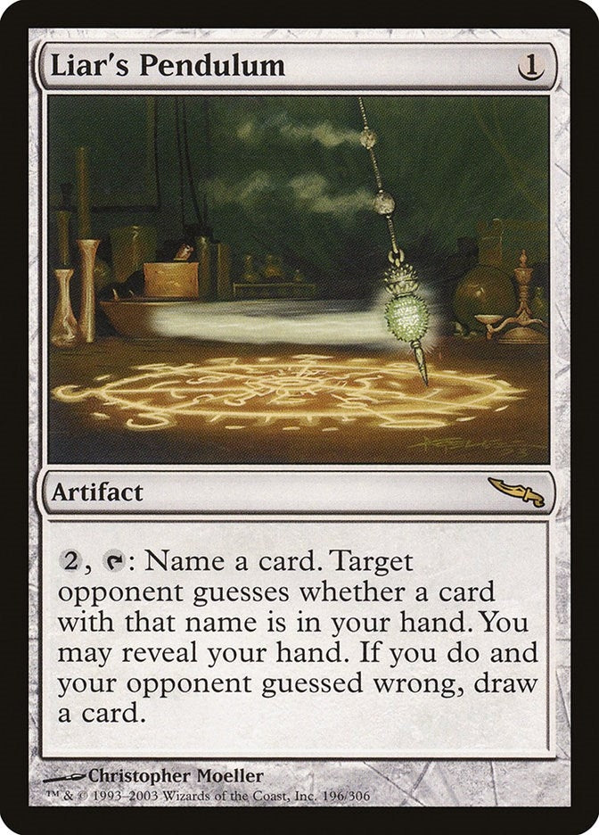 Image for Liar's Pendulum (196) [Mirrodin] - Magic: The Gathering