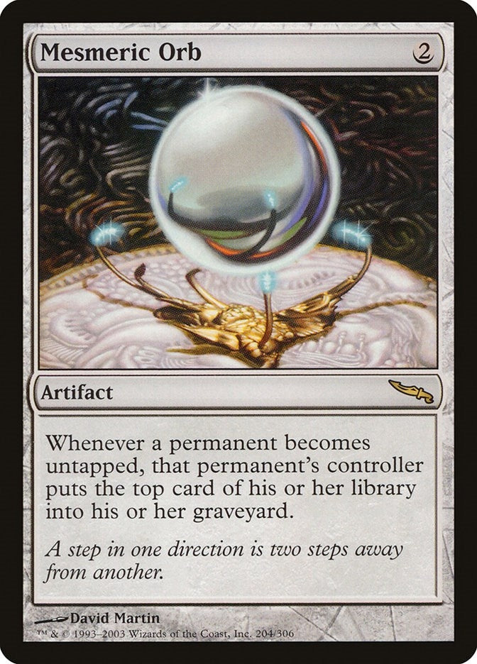 Image for Mesmeric Orb (204) [Mirrodin] - Magic: The Gathering