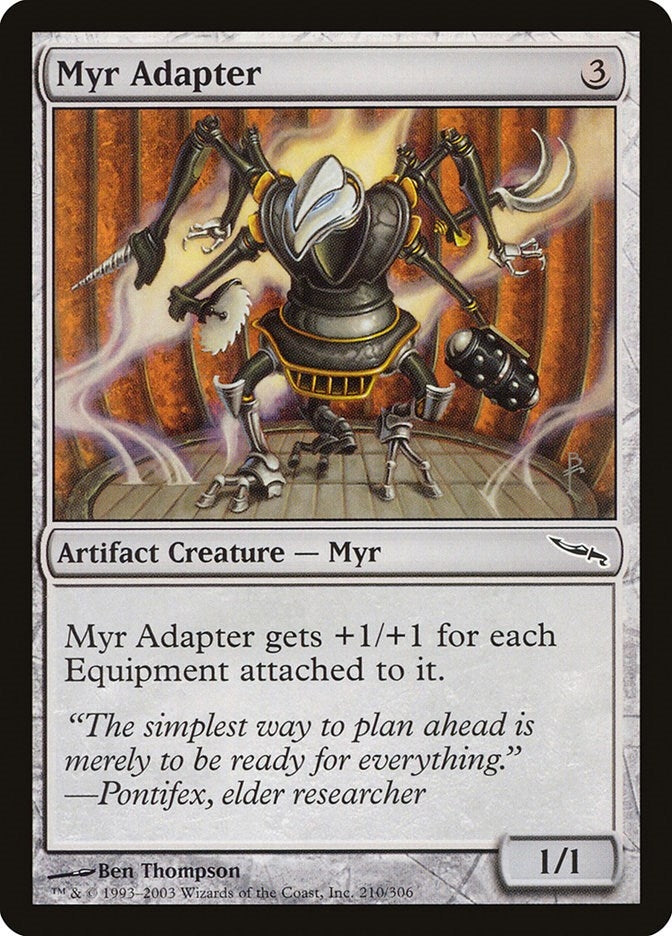 Image for Myr Adapter (210) [Mirrodin] - Magic: The Gathering