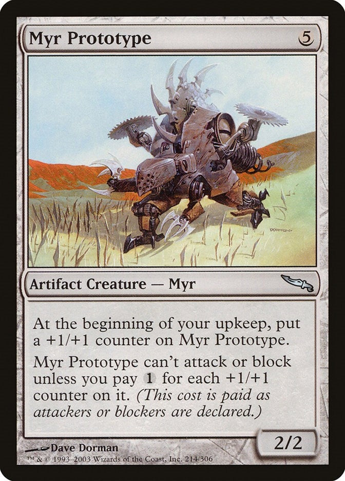 Image for Myr Prototype (214) [Mirrodin] - Magic: The Gathering