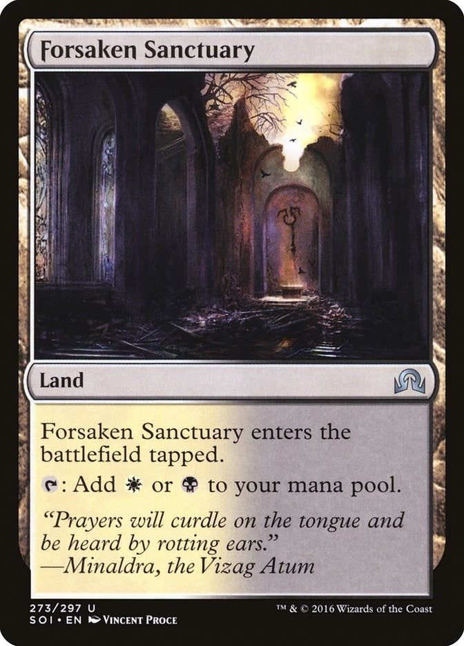 Image for Forsaken Sanctuary (273) [Shadows over Innistrad] - Magic: The Gathering