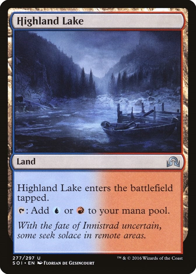 Image for Highland Lake (277) [Shadows over Innistrad] - Magic: The Gathering