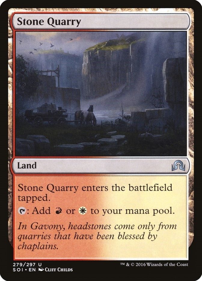 Image for Stone Quarry (279) [Shadows over Innistrad] - Magic: The Gathering