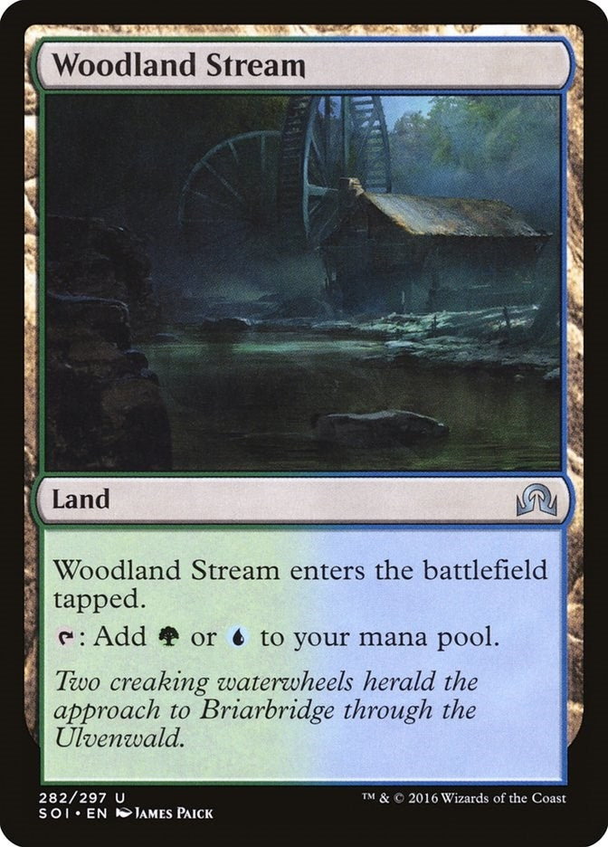 Image for Woodland Stream (282) [Shadows over Innistrad] - Magic: The Gathering