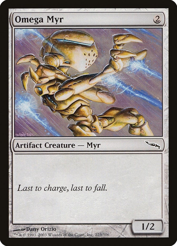 Image for Omega Myr (223) [Mirrodin] - Magic: The Gathering