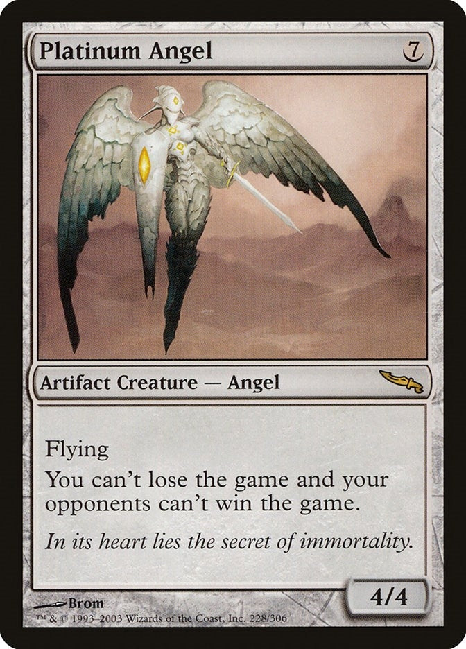 Image for Platinum Angel (228) [Mirrodin] - Magic: The Gathering