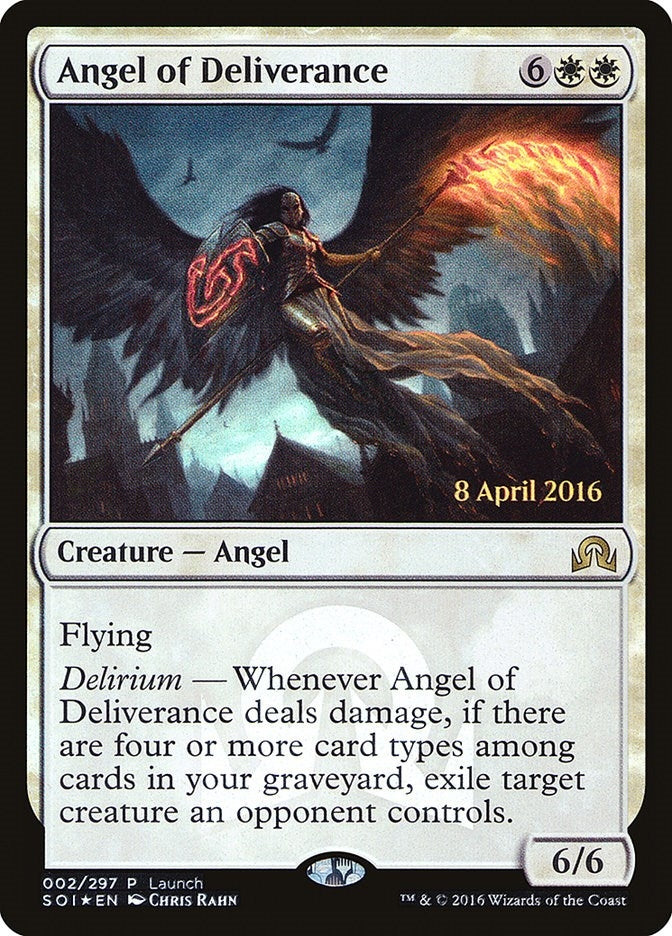 Image for Angel of Deliverance (2) [Launch Party & Release Event Promos] - Magic: The Gathering