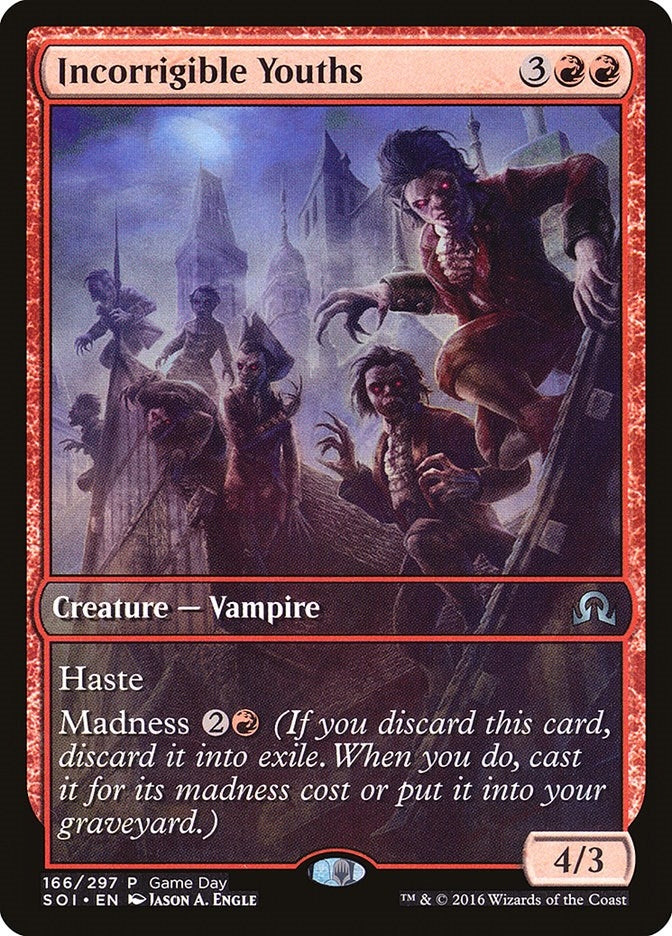 Image for Incorrigible Youths (166) [Game Day & Store Championship Promos] - Magic: The Gathering