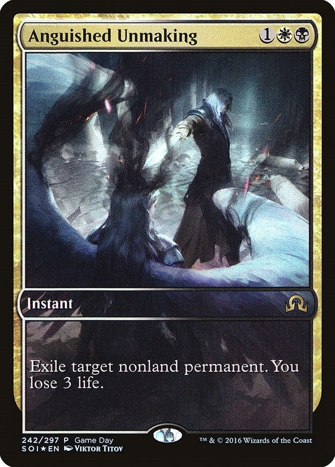 Image for Anguished Unmaking (242) [Game Day & Store Championship Promos] - Magic: The Gathering