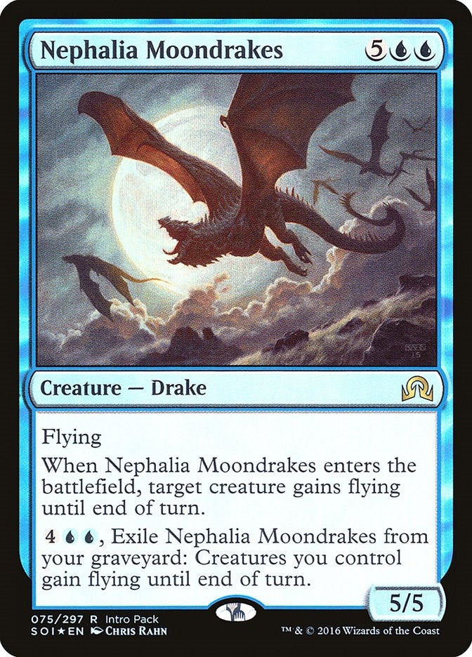 Image for Nephalia Moondrakes (75) [Unique and Miscellaneous Promos] - Magic: The Gathering