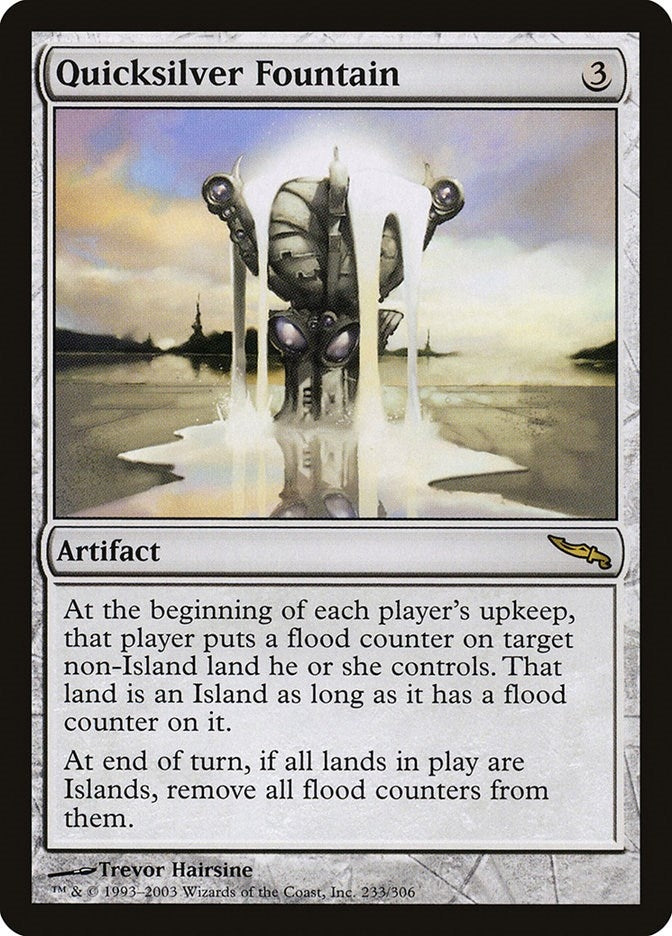 Image for Quicksilver Fountain (233) [Mirrodin] - Magic: The Gathering