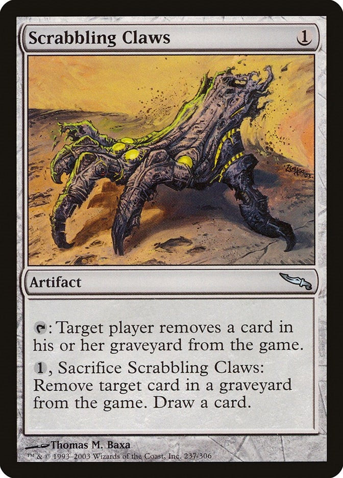 Image for Scrabbling Claws (237) [Mirrodin] - Magic: The Gathering