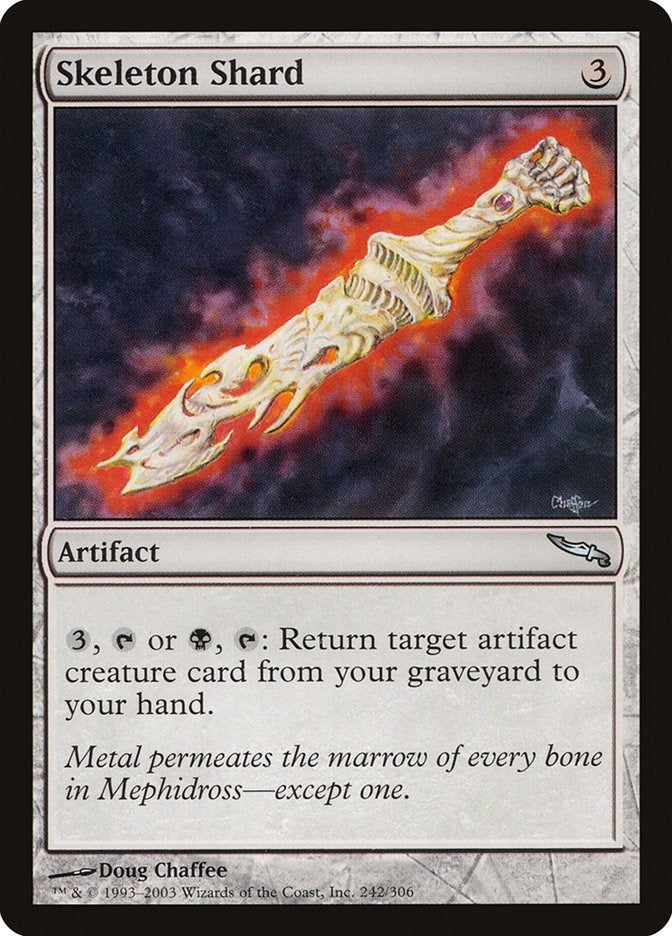 Image for Skeleton Shard (242) [Mirrodin] - Magic: The Gathering