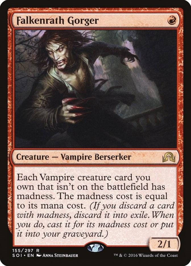 Image for Falkenrath Gorger (155) [Shadows over Innistrad] - Magic: The Gathering
