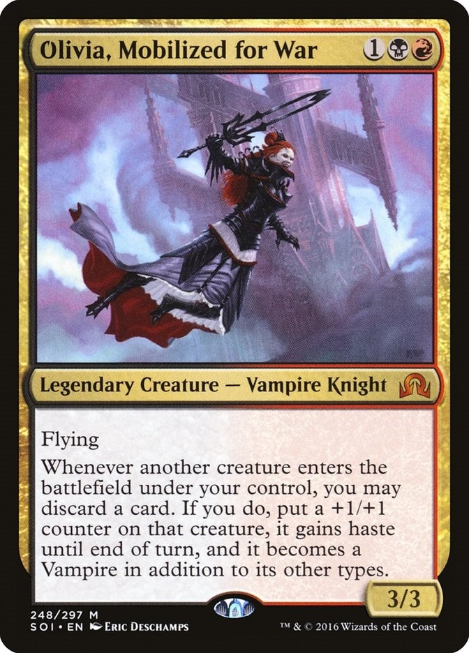 Image for Olivia, Mobilized for War (248) [Shadows over Innistrad] - Magic: The Gathering