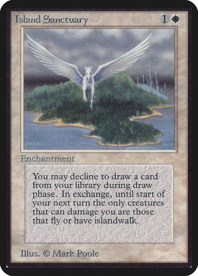 Image for Island Sanctuary [Alpha Edition] - Magic: The Gathering