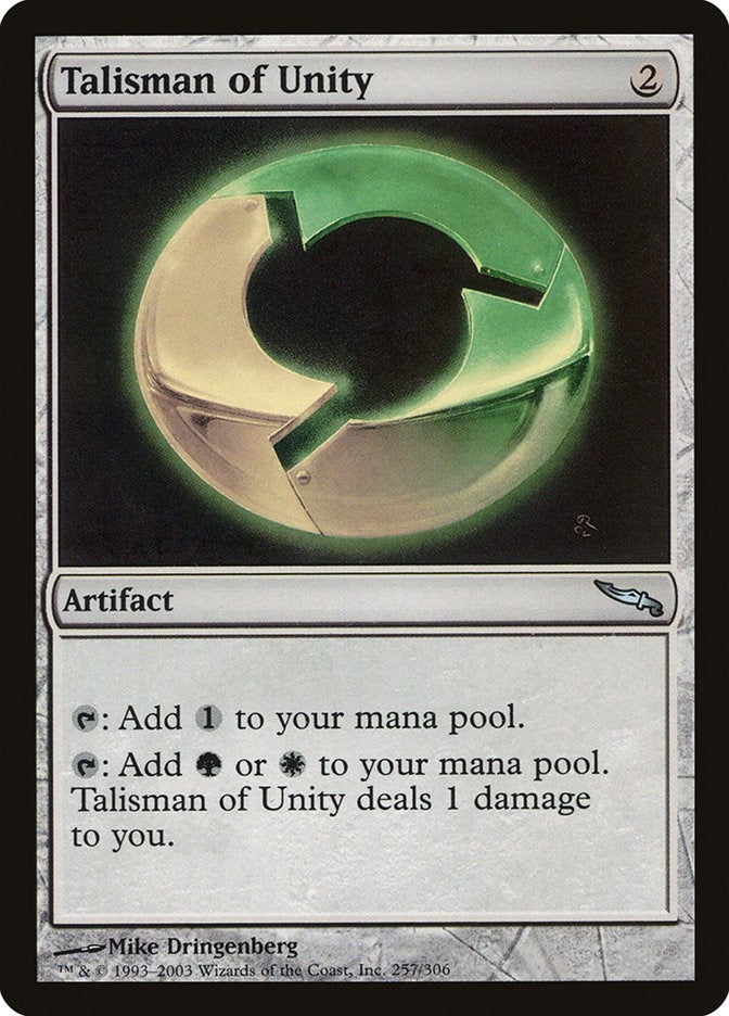 Image for Talisman of Unity (257) [Mirrodin] - Magic: The Gathering