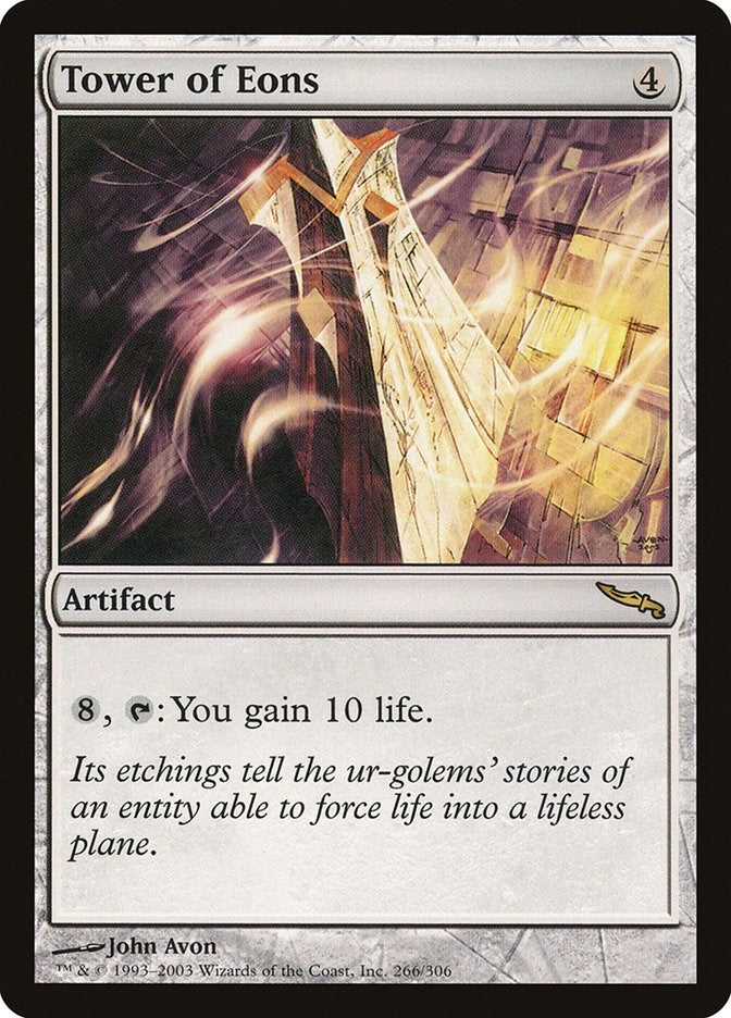 Image for Tower of Eons (266) [Mirrodin] - Magic: The Gathering