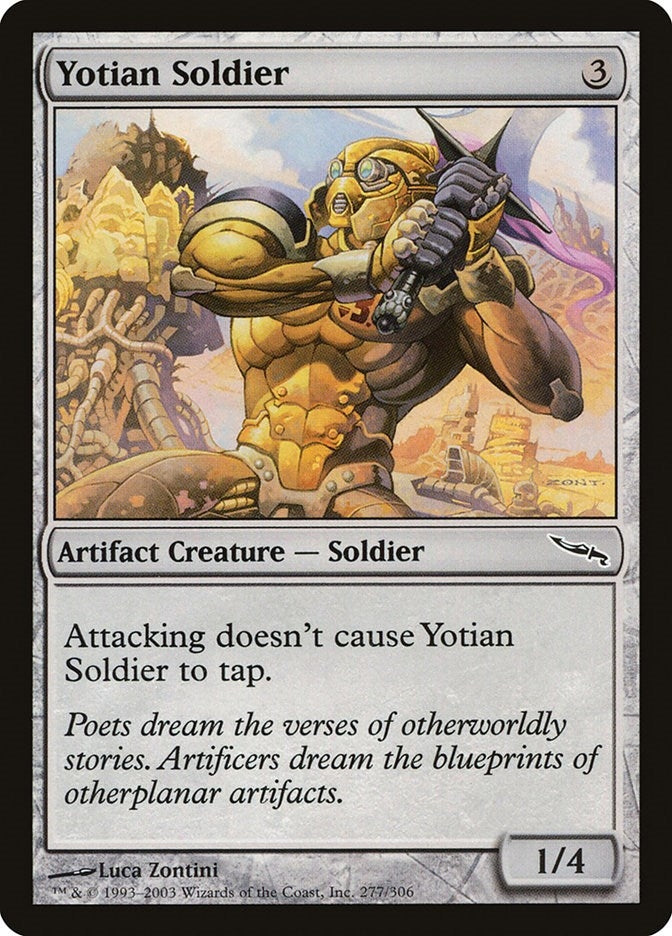 Image for Yotian Soldier (277) [Mirrodin] - Magic: The Gathering
