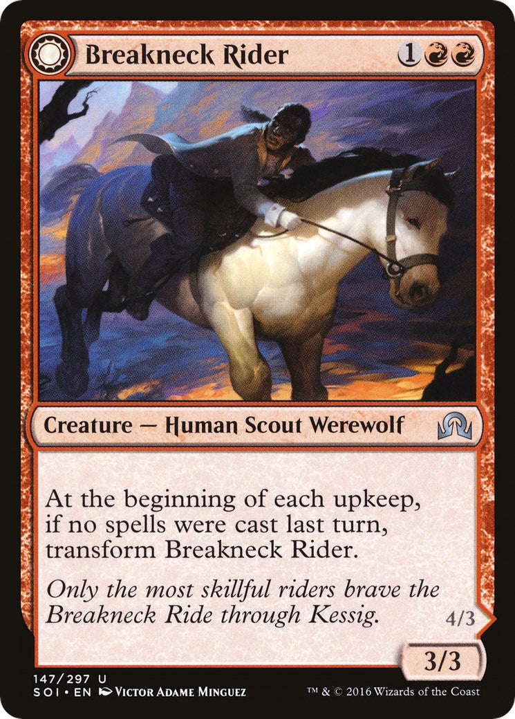 Image for Breakneck Rider (147) [Shadows over Innistrad] - Magic: The Gathering