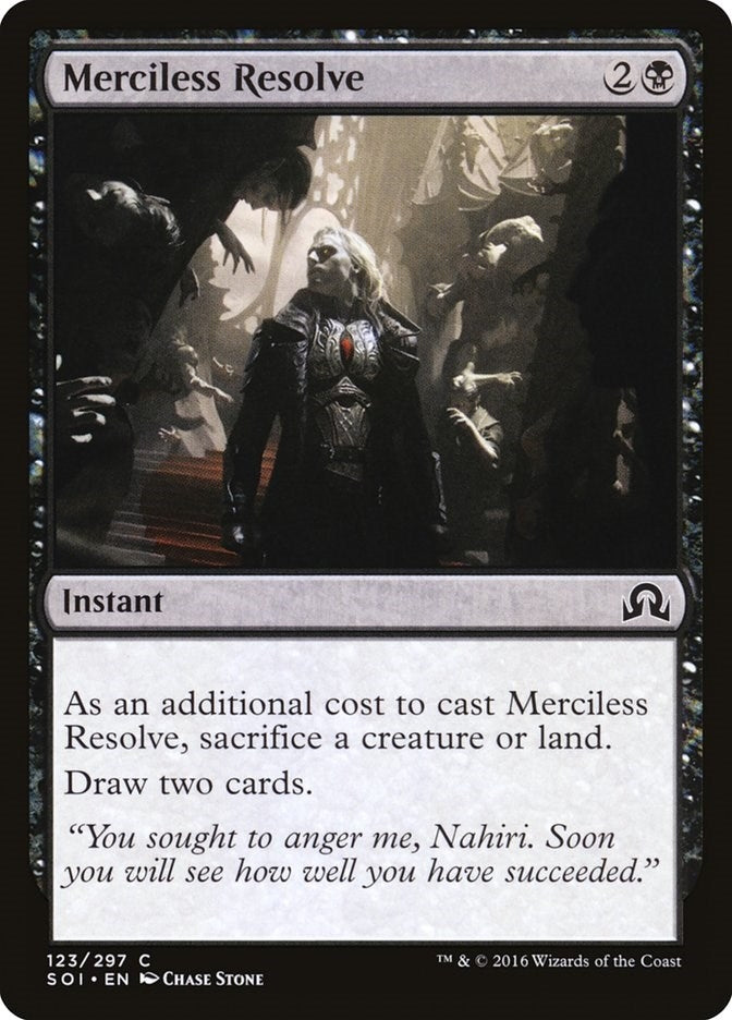 Image for Merciless Resolve (123) [Shadows over Innistrad] - Magic: The Gathering