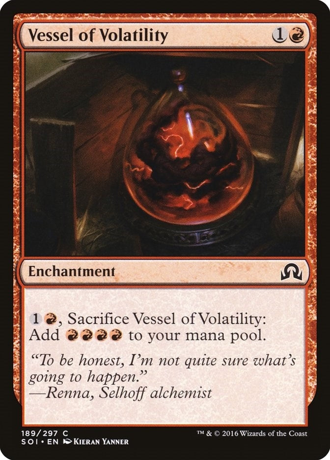 Image for Vessel of Volatility (189) [Shadows over Innistrad] - Magic: The Gathering