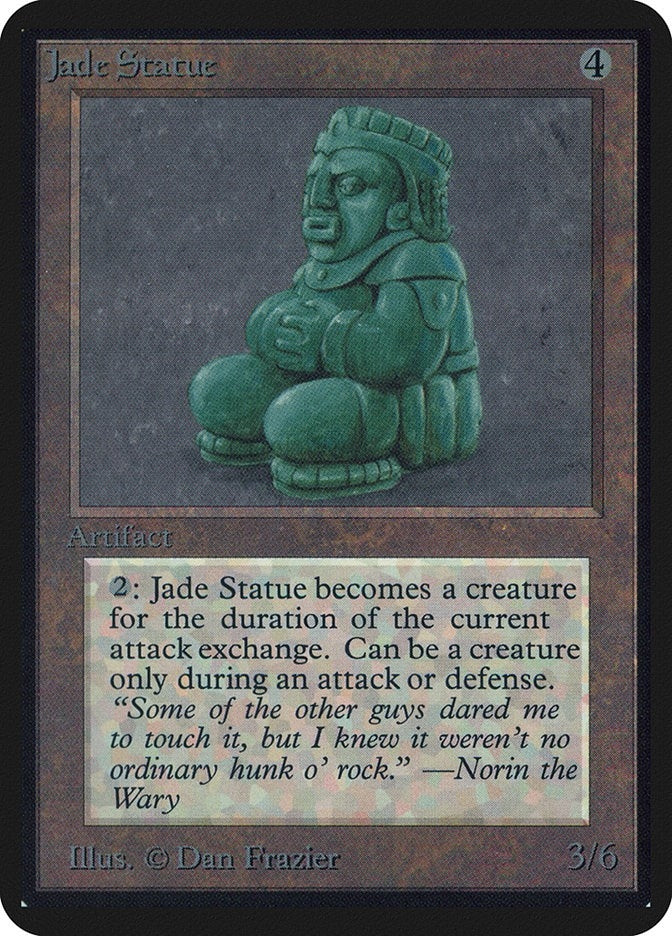 Image for Jade Statue [Alpha Edition] - Magic: The Gathering