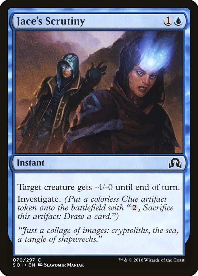 Image for Jace's Scrutiny (70) [Shadows over Innistrad] - Magic: The Gathering