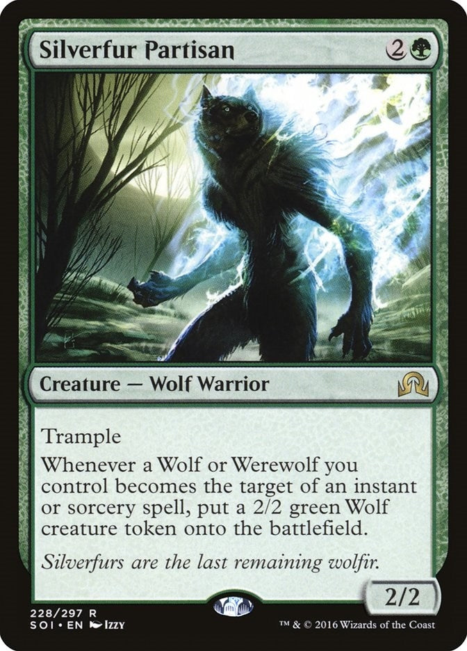 Image for Silverfur Partisan (228) [Shadows over Innistrad] - Magic: The Gathering