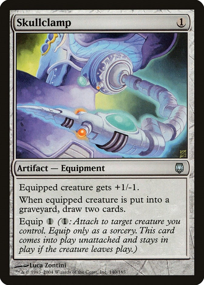 Image for Skullclamp (140) [Darksteel] - Magic: The Gathering