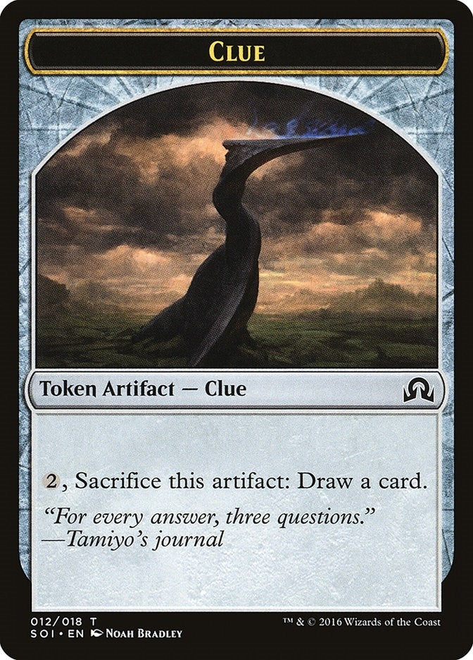 Image for Clue Token (012) (12) [Shadows over Innistrad] - Magic: The Gathering