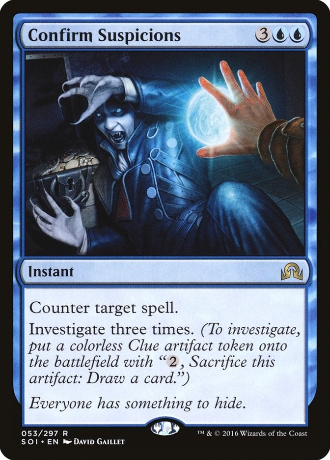 Image for Confirm Suspicions (53) [Shadows over Innistrad] - Magic: The Gathering