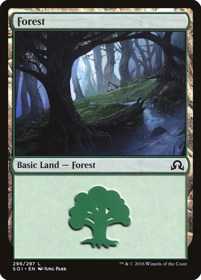 Image for Forest (296) (296) [Shadows over Innistrad] - Magic: The Gathering