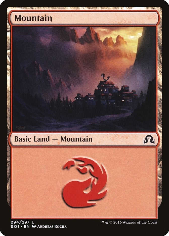 Image for Mountain (294) (294) [Shadows over Innistrad] - Magic: The Gathering
