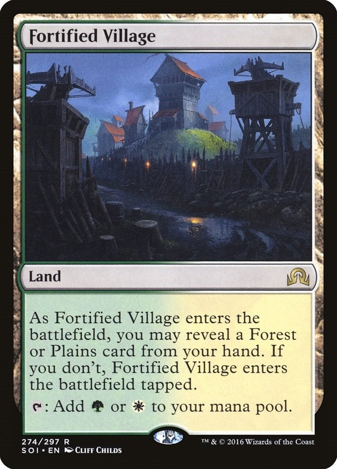 Image for Fortified Village (274) [Shadows over Innistrad] - Magic: The Gathering