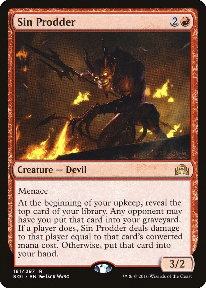 Image for Sin Prodder (181) [Shadows over Innistrad] - Magic: The Gathering