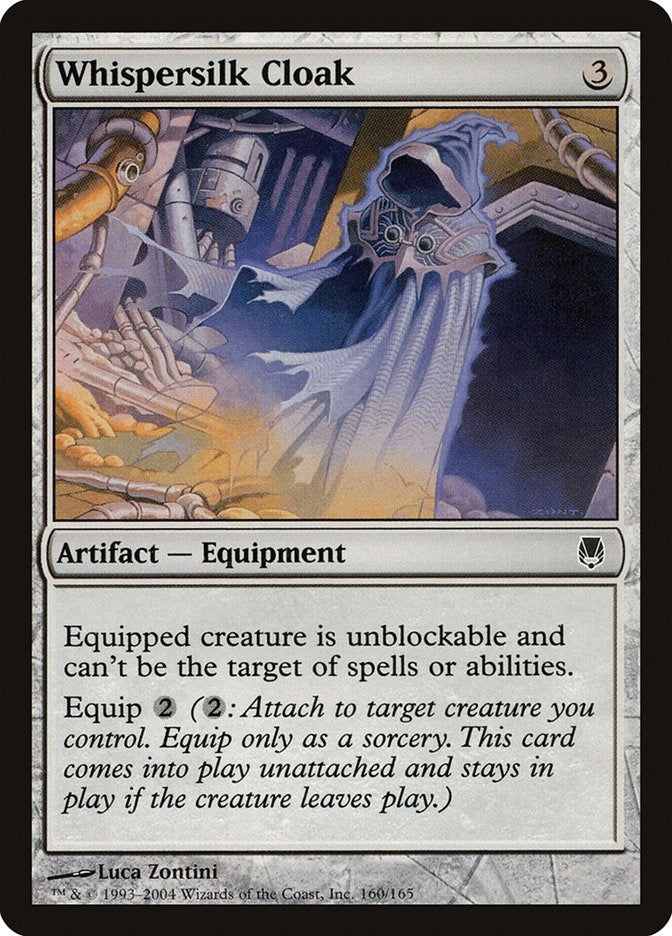 Image for Whispersilk Cloak (160) [Darksteel] - Magic: The Gathering