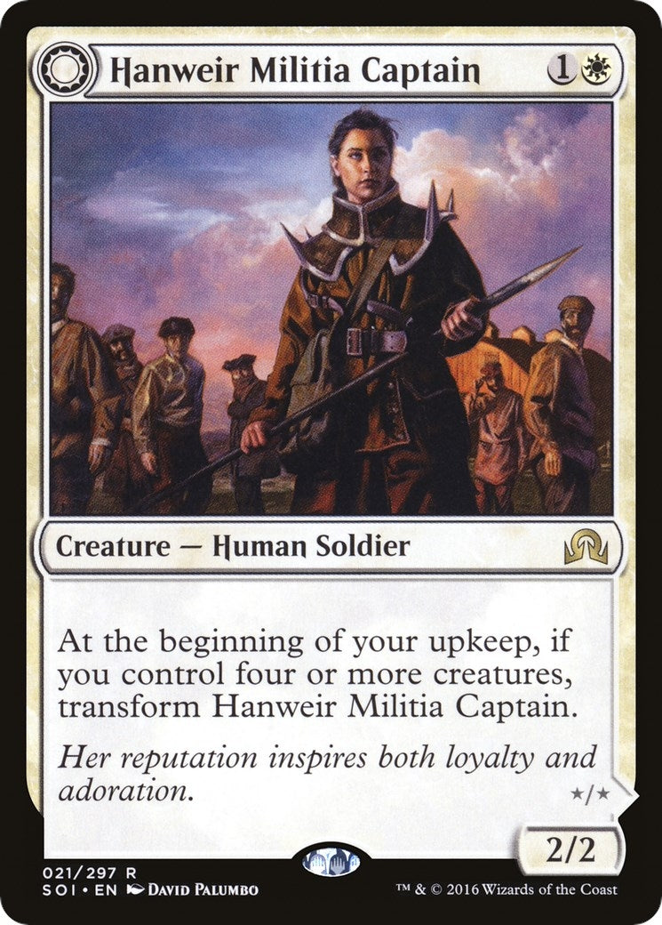 Image for Hanweir Militia Captain (21) [Shadows over Innistrad] - Magic: The Gathering