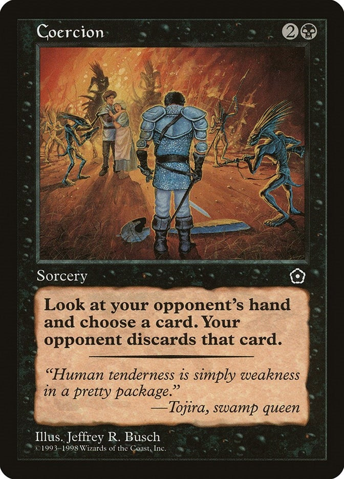 Image for Coercion [Portal Second Age] - Magic: The Gathering