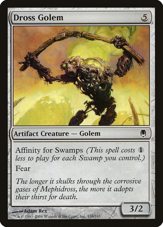 Image for Dross Golem (119) [Darksteel] - Magic: The Gathering